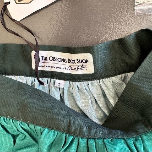 The Oblong Box Shop Puffer Fish Skirt Tiki Beach Pinup Small Midi Retro Starfish - Picture 9 of 16